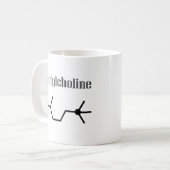アセチルコリンのマグ コーヒーマグカップ (正面左)