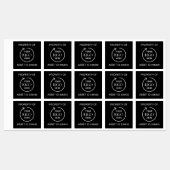 アセットIDロゴ |株式会社ビジネスブラックのプロパティ ラベル (シート)