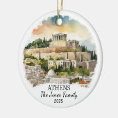 アセパーソナライズされたンオーナメント、ギリギスギフト セラミックオーナメント (左)