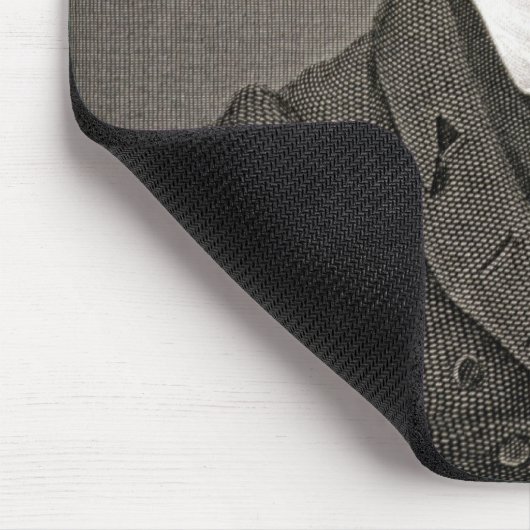 アセルブラウンによって刻まれるジョン・マーシャル(1755-1835年) マウスパッド (コーナー)