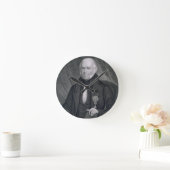 アセルブラウンDurand (1796年によって刻まれるモーガンルイス ラウンド壁時計 (ホーム)