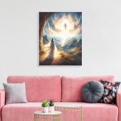 アセンションが天国の門を越えて実現 キャンバスプリント (インサイチュ (リビング))
