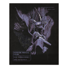 アセンションが拒否されました – テクノ-ゴシックストリートウェアデザイン フォトプリント           