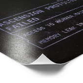 アセンションが拒否されました – テクノ-ゴシックストリートウェアデザイン フォトプリント            (角)