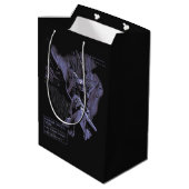 アセンションが拒否されました – テクノ-ゴシックストリートウェアデザイン ミディアムペーパーバッグ (裏面アングル)