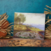 アセンションのコルフ， c.1856-64 (キャンバス上の油) フォトプラーク (側面)