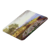 アセンションのコルフ, c.1856-64 (キャンバス上の油) マグネット (左側)