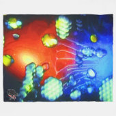 アセンショントランス フリースブランケット (正面(横))