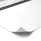 アセンション – クロムエンジェル抽象芸術 ポスター (角)