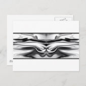 アセンション – クロムエンジェル抽象芸術 ポストカード (正面/裏面)