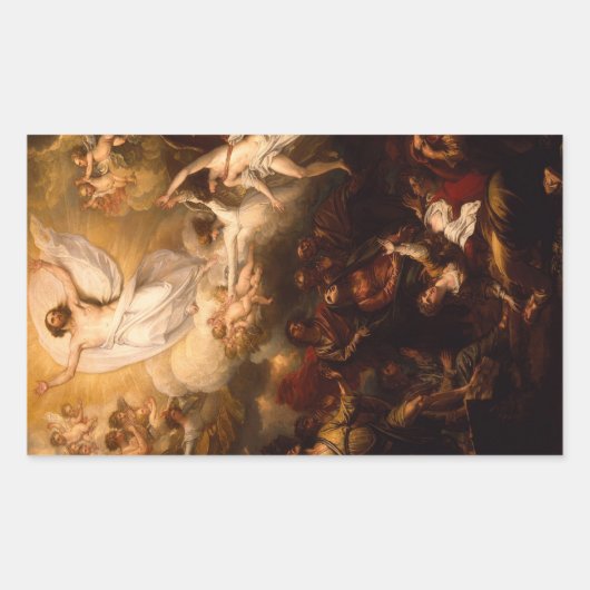 「アセンション」 長方形シール (正面)