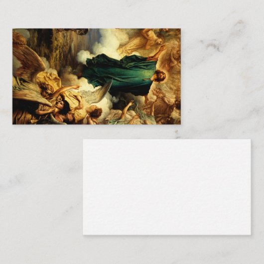 アセンション， 1879 by Gustave Doore 名刺 (正面/裏面)