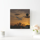 アセント スクエア壁時計 (ホーム)