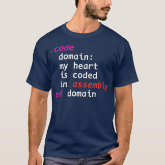 アセンブおもしろいリ言語コーディングソフトウェア Tシャツ