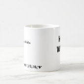 アセンブラーマグHelloWorld! コーヒーマグカップ (中央)