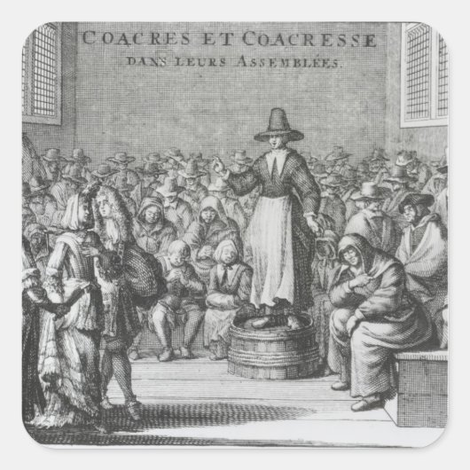 アセンブリでの男性と女性のクーカー スクエアシール (正面)