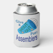 アセンブリのために大声で叫ぶ 缶クーラー (缶裏面)