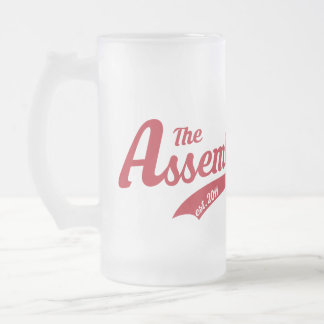 アセンブリ呼出し文字のロゴの曇らされたガラスのマグ フロストグラスビールジョッキ