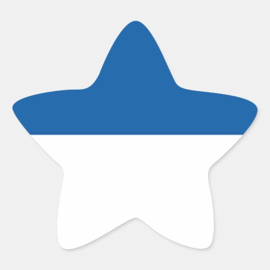 アセン国旗 星シール (正面)