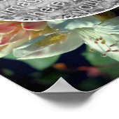 アゼアの花が咲き誇る オリジナル写真からあなただけのポスターを作ろう ポスター (角)