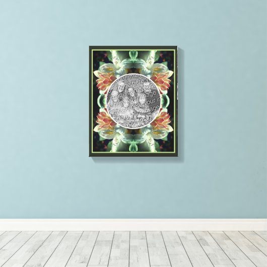 アゼアの花が咲き誇る 自分だけの写真を作ろう キャンバスプリント (インサイチュ (ウッドフロア))