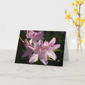 アゼアリアの午後 グリーティングカード (黄色い花)