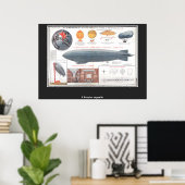 アゼッロシアのペリンヴィンテージプリント ポスター (ホームオフィス)