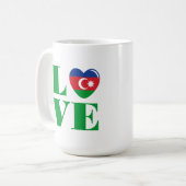 アゼルバイジャンが大好き コーヒーマグカップ (正面左)