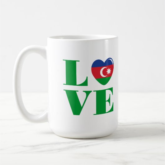 アゼルバイジャンが大好き コーヒーマグカップ (左)
