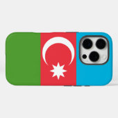 アゼルバイジャンの国旗、Apple iPhone 16 Pro Case-Mate iPhoneケース (裏面 (横))