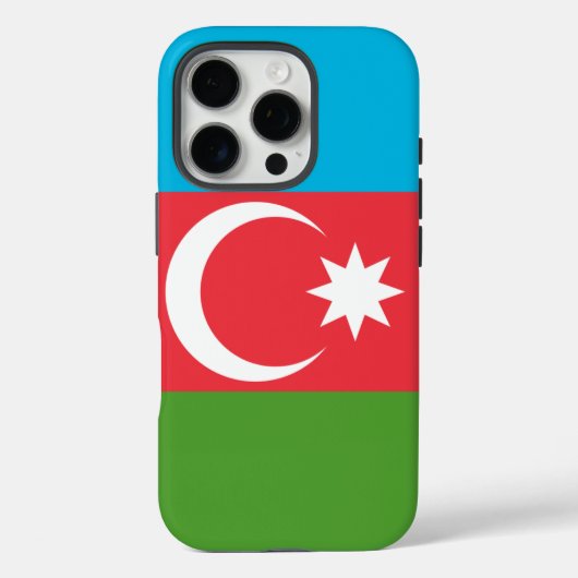 アゼルバイジャンの国旗 iPhone 16 Pro Case-Mate iPhoneケース (裏面)