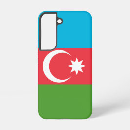 アゼルバイジャンの国旗 Samsung Galaxy S22 ケース