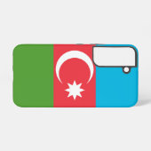 アゼルバイジャンの国旗 Samsung Galaxy S22 ケース (裏面横)