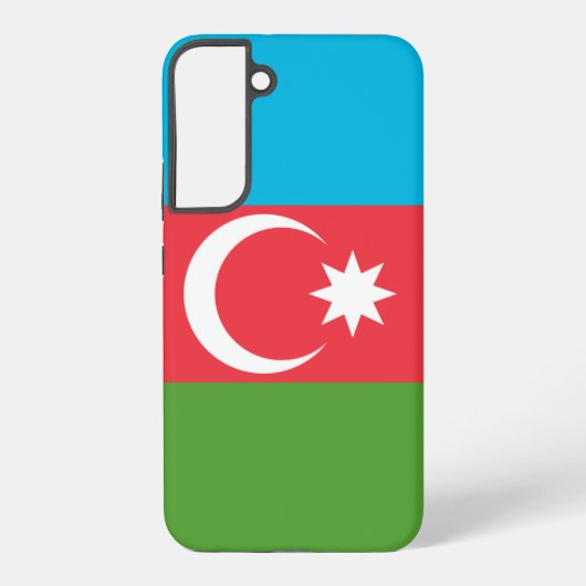アゼルバイジャンの国旗 Samsung Galaxy S22 Plus カバー (裏面)