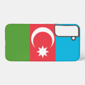 アゼルバイジャンの国旗 Samsung Galaxy S22 Plus カバー (裏面横)