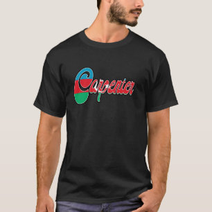 アゼルバイジャンの大工のビンテージな遺産DNAフラグ Tシャツ