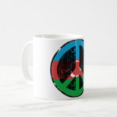 アゼルバイジャンの平和 コーヒーマグカップ (正面左)
