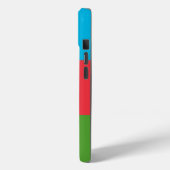 アゼルバイジャンの旗がプリントされたApple iPhone 15 Case-Mate iPhoneケース (裏面 / 左)
