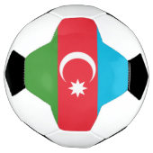アゼルバイジャンの旗 サッカーボール (回転)