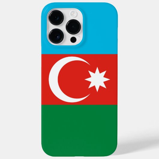 アゼルバイジャンの旗 Case-Mate iPhoneケース (裏面)