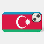 アゼルバイジャンの旗 iPhoneケース (裏面横)