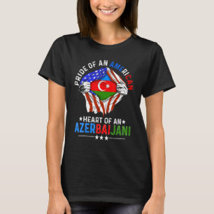 アゼルバイジャンアメリカンアメリカプライドフォーリンアゼルバイ Tシャツ