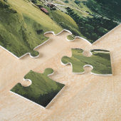 アゼルバイジャンイラストレーショントラベルアートヴィンテージ ジグソーパズル (側面)