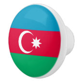 アゼルバイジャン国旗のセラミックノブ セラミックノブ (右)