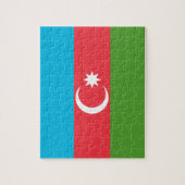 アゼルバイジャン国旗のパズル ジグソーパズル (縦)