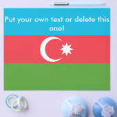 アゼルバイジャン国旗のフライヤー チラシ (シングル)