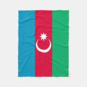 アゼルバイジャン国旗のフリースブランケット フリースブランケット (正面)