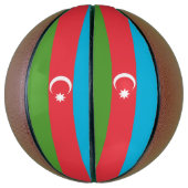 アゼルバイジャン国旗を持つフルサイズバスケットボール バスケットボール (縦)