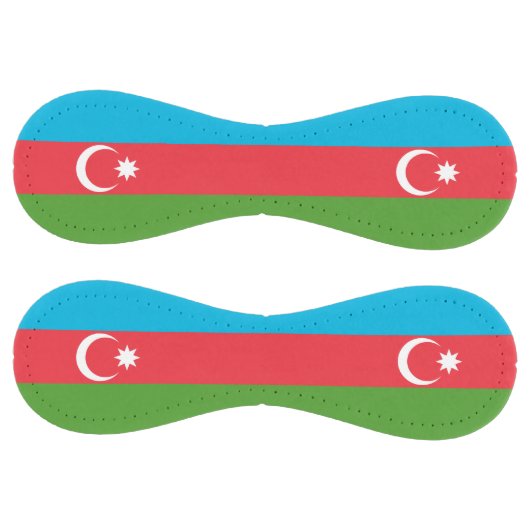 アゼルバイジャン国旗を持つ愛国的なソフトボール ソフトボール (パネル)