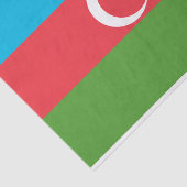 アゼルバイジャン国旗を持つ愛国的ティッシュペーパー 薄葉紙 (詳細)